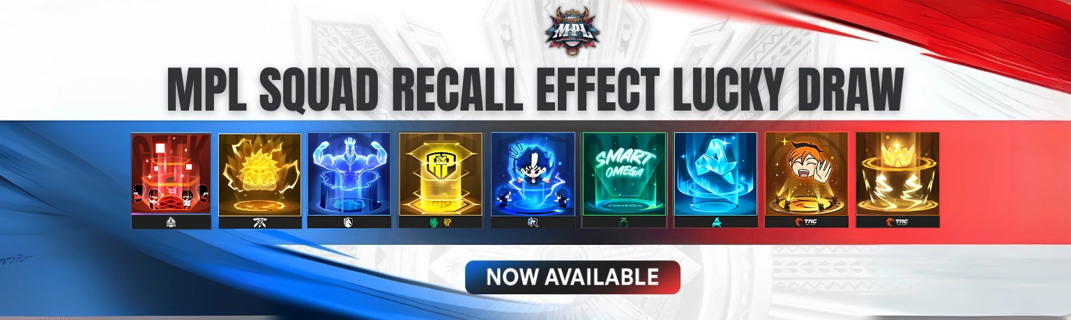 MPL Squad Recall Effect Lucky Draw: How to Get the MPL Recall Effects