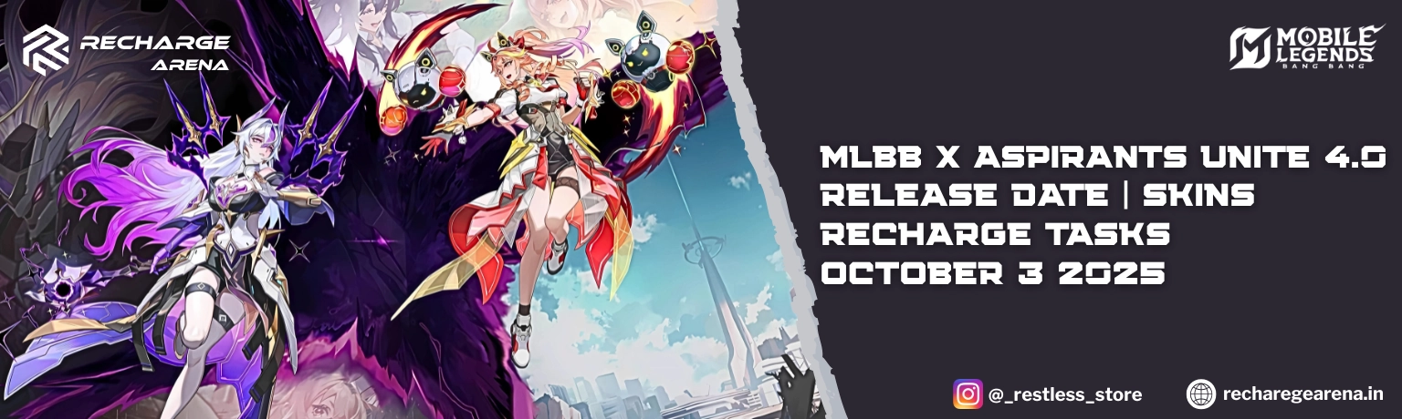 Mobile Legends / MLBB x Aspirants Unite 4.0: Release Date, Skins and Recharge Tasks | Moba Legends 5v5!