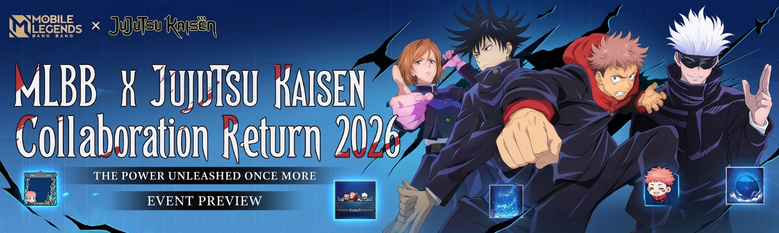 MLBB x Jujutsu Kaisen Collaboration Return 2026: Event Date, Skins, Premium Supply And Draw Guide